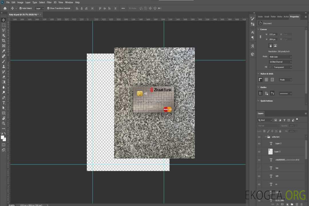 Ouzbékistan Ziraat Bank mastercard photolook recto template Ouzbékistan Ziraat Bank mastercard photolook recto template
